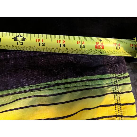 O'Neill Boardshorts Mens 34 Santa Cruz Stripe Swim Trunks Swim Shorts - Picture 4 of 5